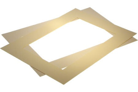 Mount Board Double thick White/Black 30.5x40.6cm with 19.4x29.5cm Window (10 pieces) [MD20114]