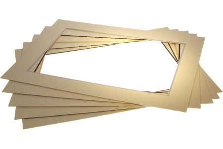 Mount Board Ivory 39.7x49.9cm Window - Outer size 50.8x61cm (10 pieces) [MS20123]