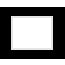 Mount Board Black 27x34.6cm Window - Outer size 40.6x50.8cm (10 pieces) [MS20047]