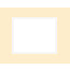Mount Board Ivory 32.1x47.3cm Window - Outer size 45.7x61cm (10 pieces) [MS20101]