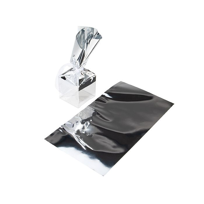 Foil Topper Metallic Silver 12,7x22,9 cm (25 pieces) [MT1S]