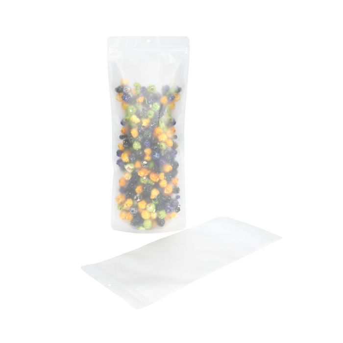 Stand Up Pouches Frost 17,8x6x43,2cm With Hanghole (100 Pieces) [ZBGF3N]