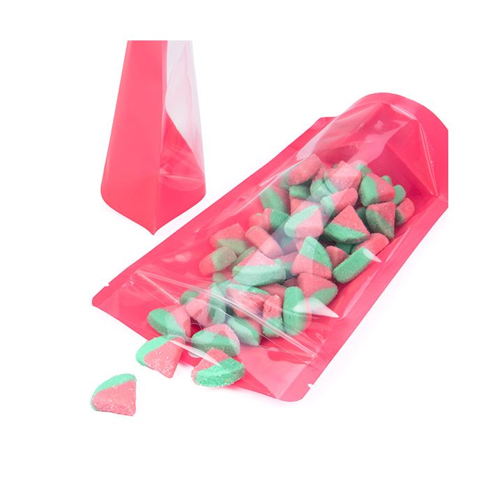 Stand Up Pouch Neon Pink 13x7.9x20.6 cm w/ Hang Hole (100 pieces) [ZBGN3PK]