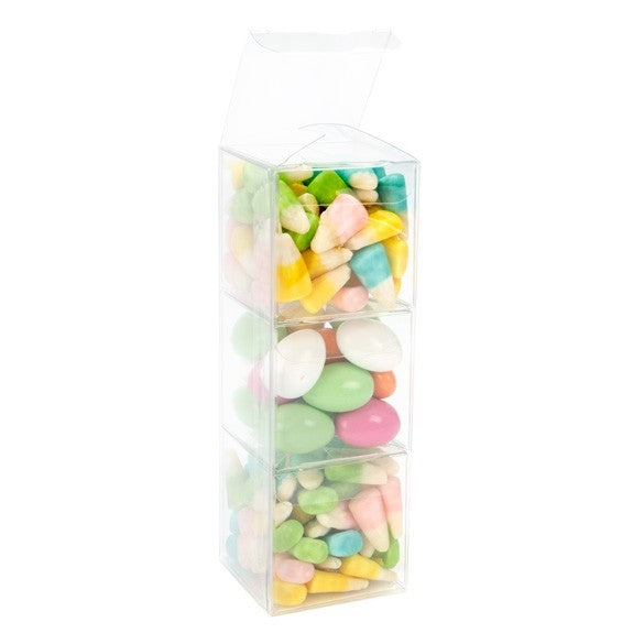 Plastic Gift Boxes set - 3 boxes - 5.2x5.2x15.6cm (25 pieces) [NBS1]