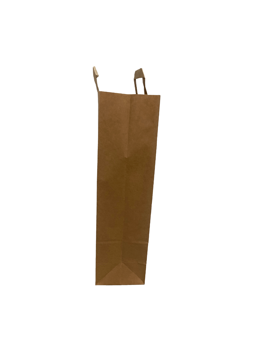 Paper Carrier Bags 32x21x27cm Brown Kraft 80 g/qm (50 pieces) [PADB3227XL]