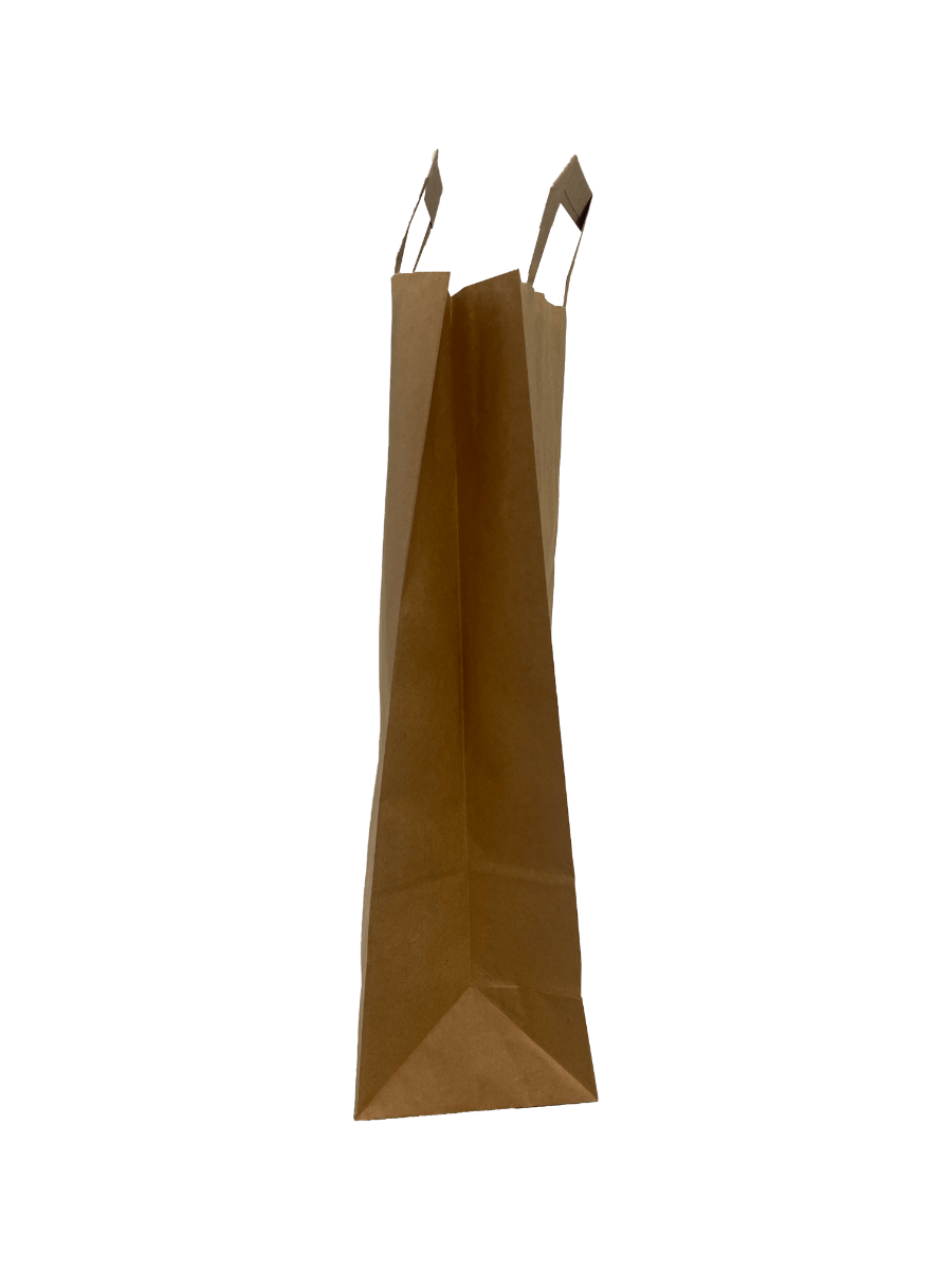 Paper Carrier Bags 22x11x36cm Brown Kraft 70 g/qm (50 pieces) [PADB7036]