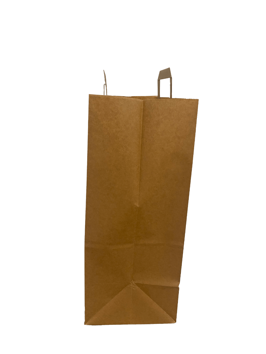Paper Carrier Bags 32x17x41cm Brown Kraft 90 g/qm (50 pieces) [PADB9041]