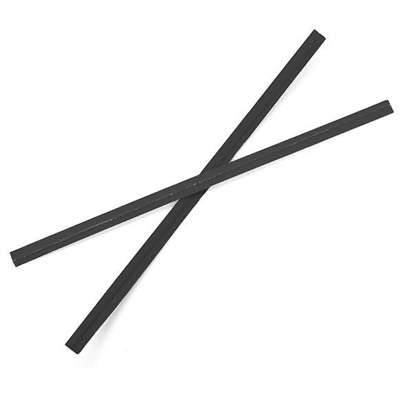Tin Ties 10.2x0.4cm Paper Black (1.000 pieces) [TT4BK]