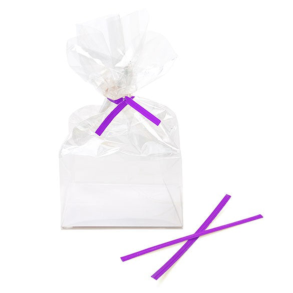 Tin Ties 10.2x0.4cm Paper Violet (1.000 pieces) [TT4VI]