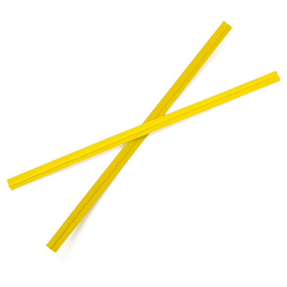 Tin Ties 10.2x0.4cm Paper Yellow (1.000 pieces) [TT4Y]