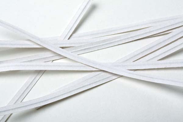 Tin Ties 15.2x0.4cm Paper White (1.000 pieces) [TT6WH]