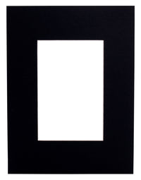 Mount Board 413 Black 15x21cm with 9x14cm window (5 pcs)