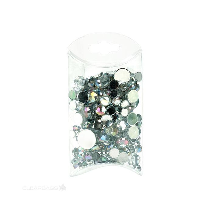 Pillow Packs 5.1x1.9x7.6cm with optional Hang Hole (25 pieces) [PB75]