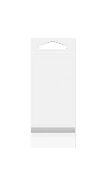 Headerbags 11x24.3cm with Protective Closure (100 pieces) [HB49PC]