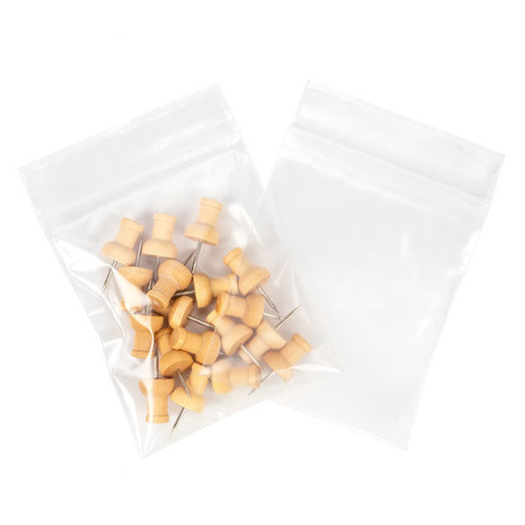 Grip Seal Bags 6.5x7.5cm PE 50 micron (100 pieces) [2PE2H3]