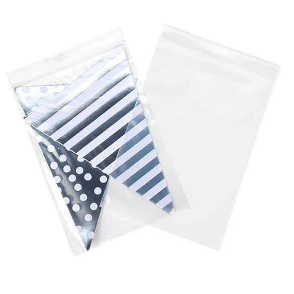 Grip Seal Bags 12.5x18cm PE 50 micron (100 pieces) [2PE57]