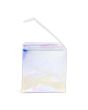 Plastic Gift Boxes 5,1x5,1x5,1 cm Iridescent with Autolock Bottom (25 pieces) [PLB104I]