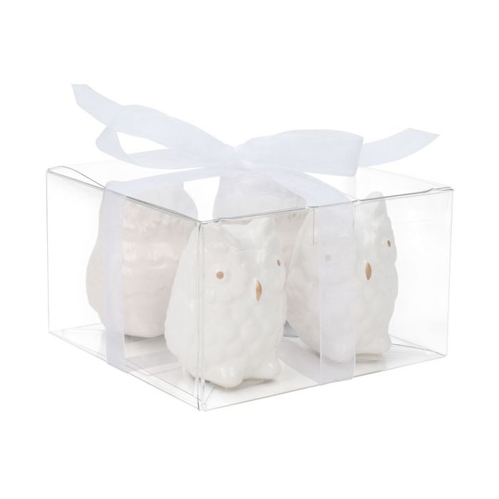 Plastic Gift Boxes 13x13x7.6cm Food Safe with Autolock Bottom (25 pieces) [PLB200]