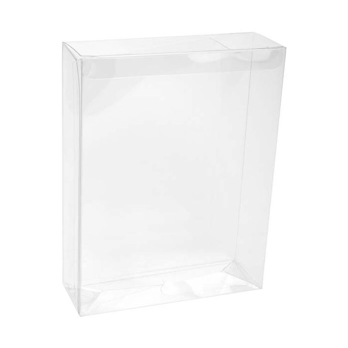 Plastic Gift Boxes 11.4x3.8x14.9cm Crystal Clear with Autolock Bottom (25 pieces) [PLB74]