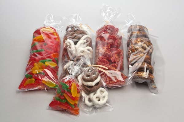 Plastic Bags 5.1x20.3cm Clear Polypropylene (100 pieces) [FP228]