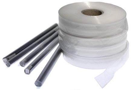 Plastic Poster Tubes 5.1x38.1cm (50 micron) [100 pieces) [PT2X15]