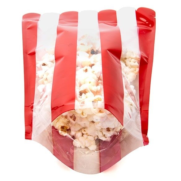 Stand Up Pouches Popcorn Shaped Pouch 15.2x8.9x22.9cm (100 pieces) [SP4P]