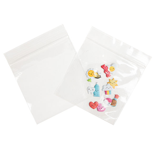 Grip Seal Bags 7.5x7.5 Crystal Clear PP 50 micron (100 pieces) [ZC33]