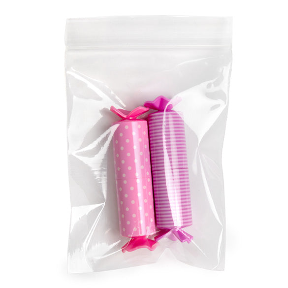 Grip Seal Bags 7.5x10cm Crystal Clear PP 50 micron (100 pieces) [ZC34]