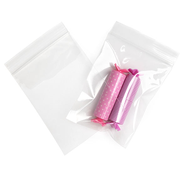 Grip Seal Bags 7.5x10cm Crystal Clear PP 50 micron (100 pieces) [ZC34]