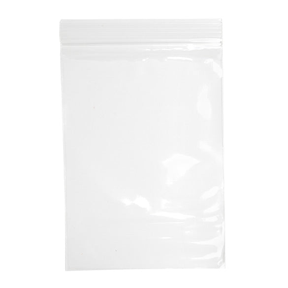 Grip Seal Bags 12.5x18cm Crystal Clear PP 50 micron (100 pieces) [ZC57]