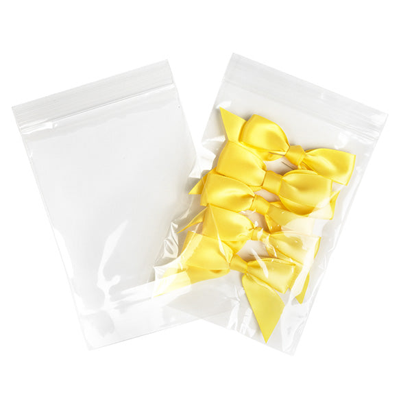 Grip Seal Bags 12.5x18cm Crystal Clear PP 50 micron (100 pieces) [ZC57]