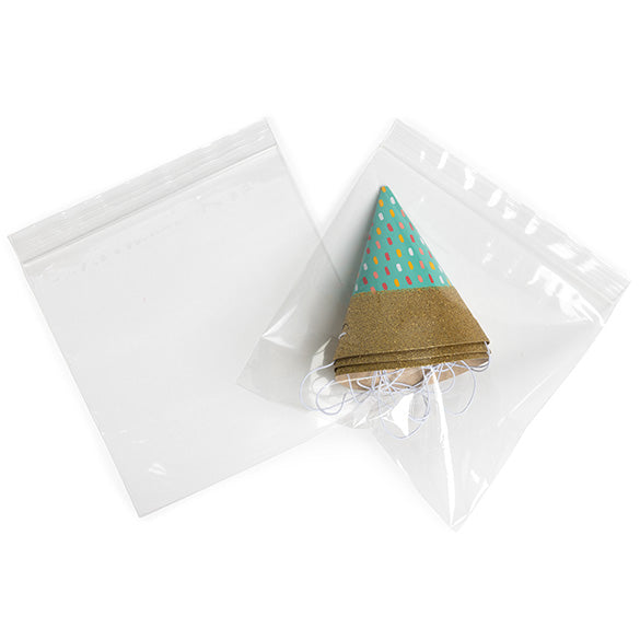 Grip Seal Bags 15x15cm Crystal Clear PP 50 micron (100 pieces) [ZC66]