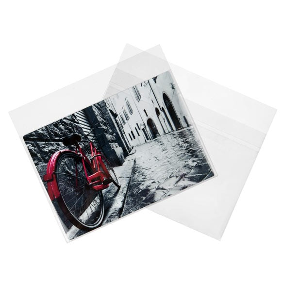 Plastic Bags 18.4x13cm Transparent Peel and Seal (100 pieces) [B5SPC]