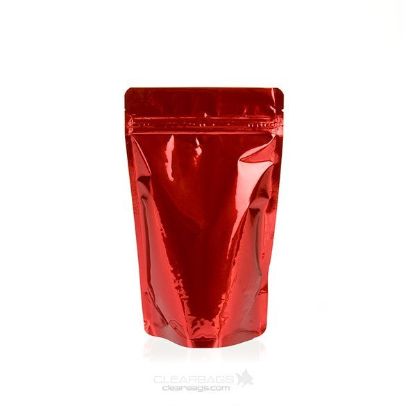 Stand Up Pouches Red 13x7x20.5cm | 113 grams (100 pieces) [ZBGM3R]