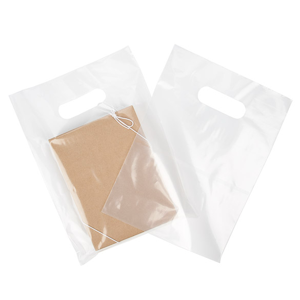 Handle Bag Clear 2.25 Mil, 20% Recycled Content 22,9x30,5cm (100 Pieces) [H912CL1R]