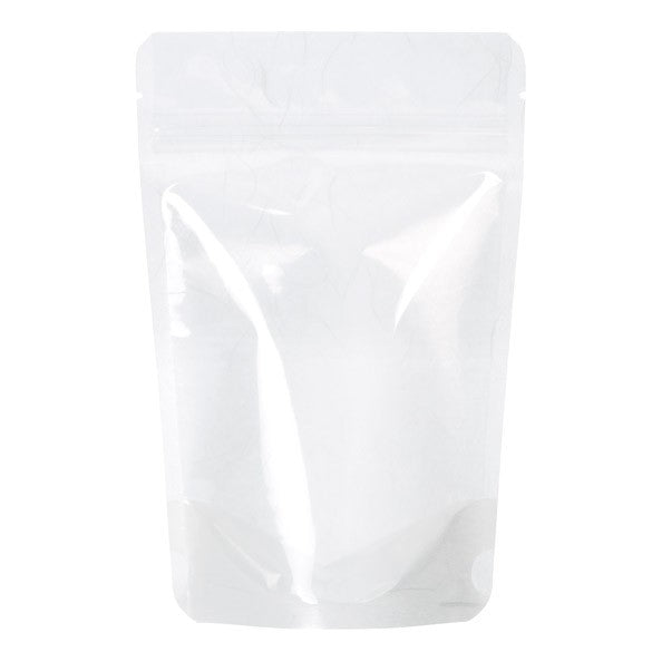 Stand Up Pouches Rice Paper Transparent/White 11.9x7.6x18.4cm | 114 grams (100 pieces) [ZBGR46WC]