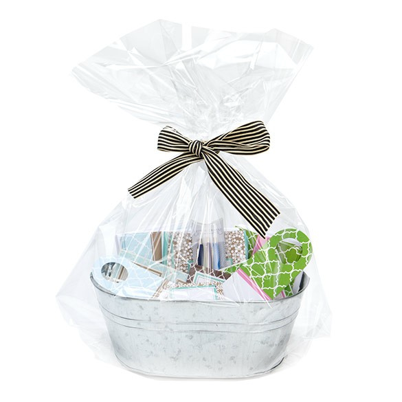 Plastic Bags with round Bottom for Baskets 45.7x61cm (100 pieces) [RB1824]