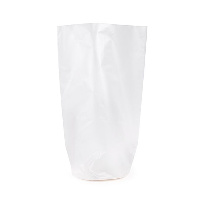 Plastic Bags round Bottom Frosted 10,2x25,4 cm with paper insert (50 pieces) [RPBGF4]