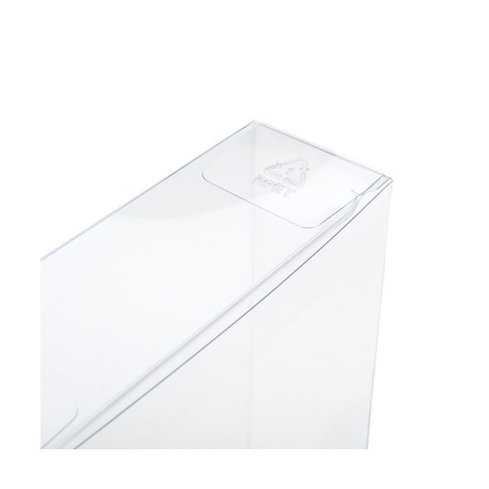 rPET Crystal Clear Pop & Lock Box 11.4x3.8x14.9 cm (25 pieces) [PLB74R]