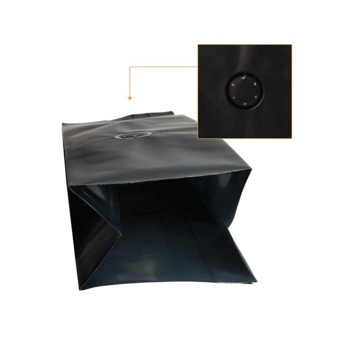 Coffee Pouches Matt Black with Valve 8.5x6.5x33cm 450 grams (50 pieces) [SGC2BM]