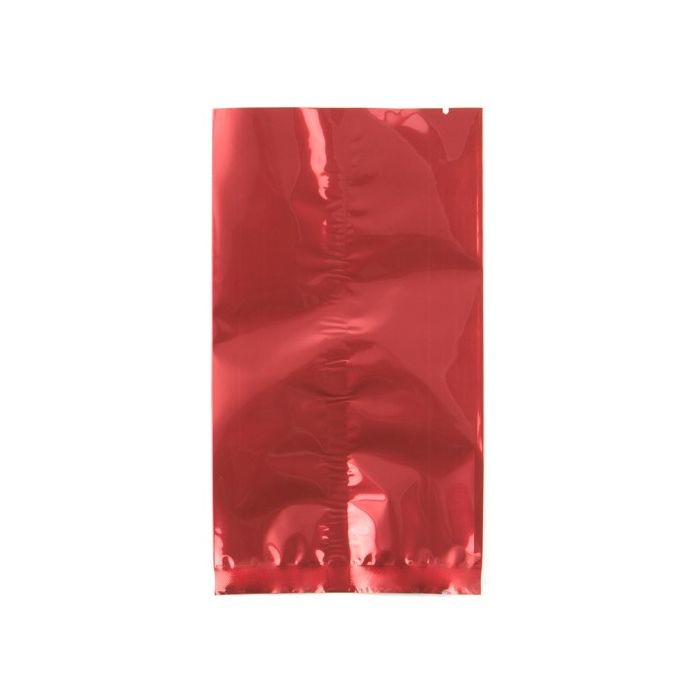 Plastic Bags Red 9.5x16cm Metallised and Sealable