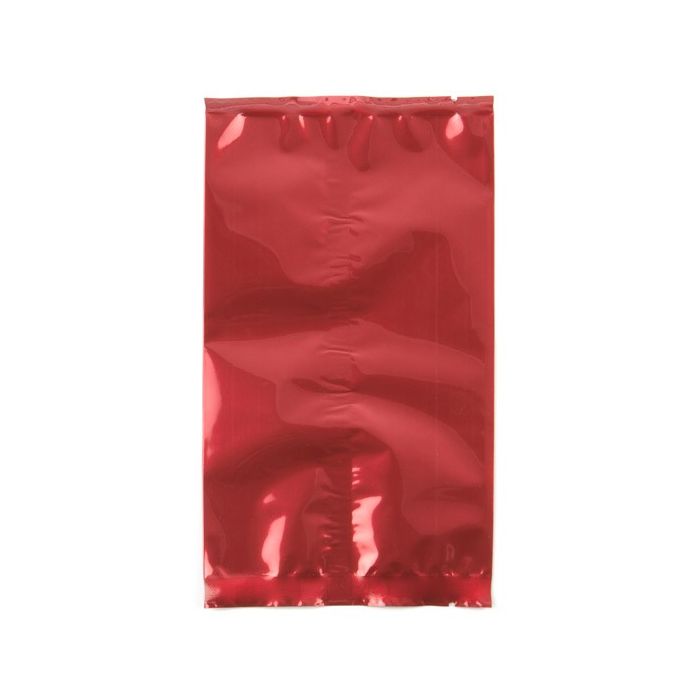 Plastic Bags Red 5x5.7cm Metallised and Sealable (100 pieces) [SMB22QR]