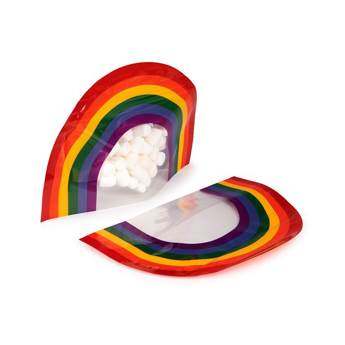 Stand Up Pouches Rainbow Shaped 20,3x7,6x12,7 cm (25 pieces) [SP3RZ]