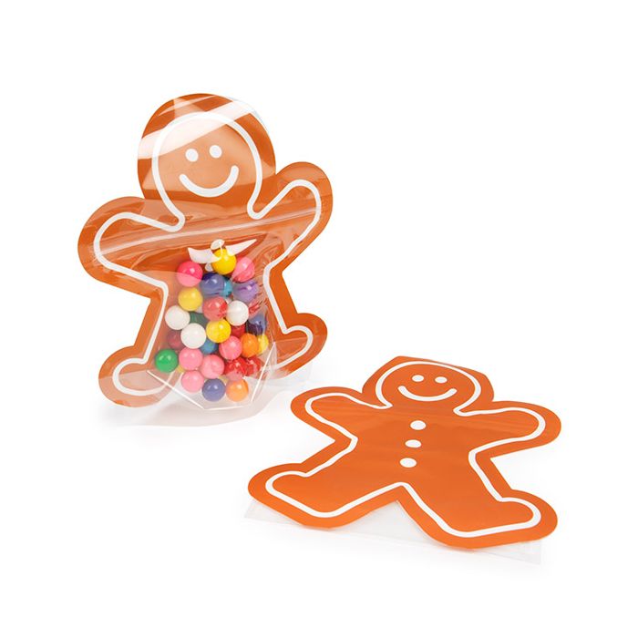 Stand Up Pouches Gingerbread Man Shaped 16,7x7,6x20,6 cm (25 pieces) [SP7GZ]
