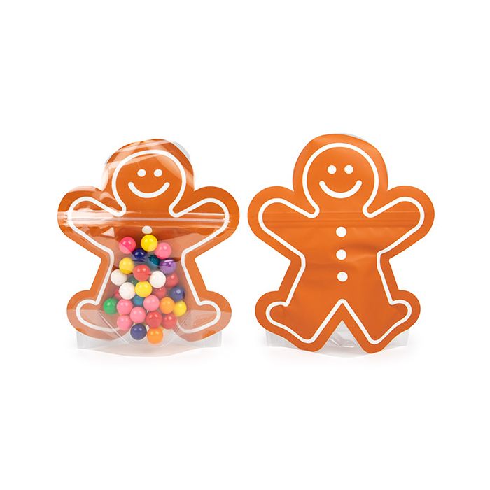 Stand Up Pouches Gingerbread Man Shaped 16,7x7,6x20,6 cm (25 pieces) [SP7GZ]