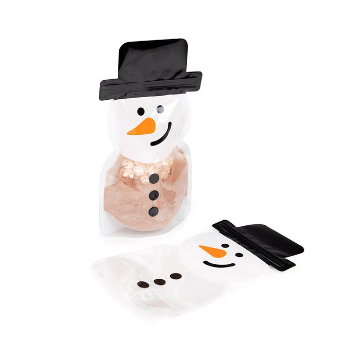 Stand Up Pouches Snowman Shaped 14x7,6x25,4 cm (25 pieces) [SP7SZ]