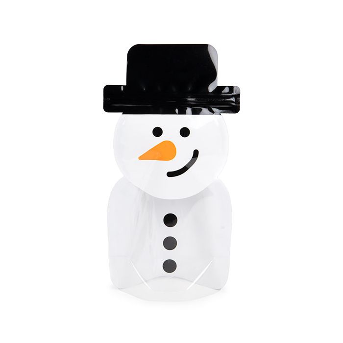 Stand Up Pouches Snowman Shaped 14x7,6x25,4 cm (25 pieces) [SP7SZ]