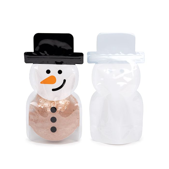 Stand Up Pouches Snowman Shaped 14x7,6x25,4 cm (25 pieces) [SP7SZ]