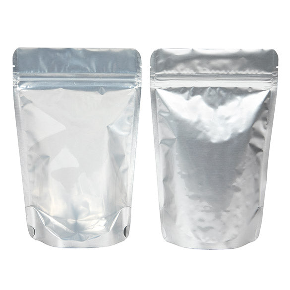 Stand Up Pouches Transparent/Silver 13x7x20.5cm | 113 grams (100 pieces) [ZBGS3]