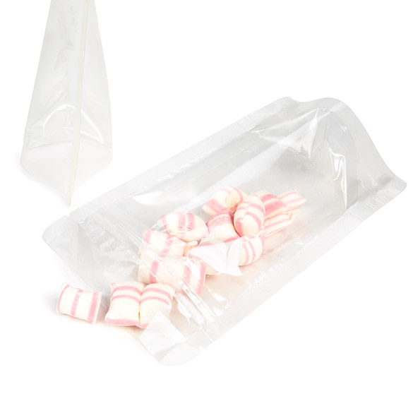 Stand Up Pouches Transparent 9.5x5.7x15.7cm | 57 grams (100 pieces) [ZBG35]